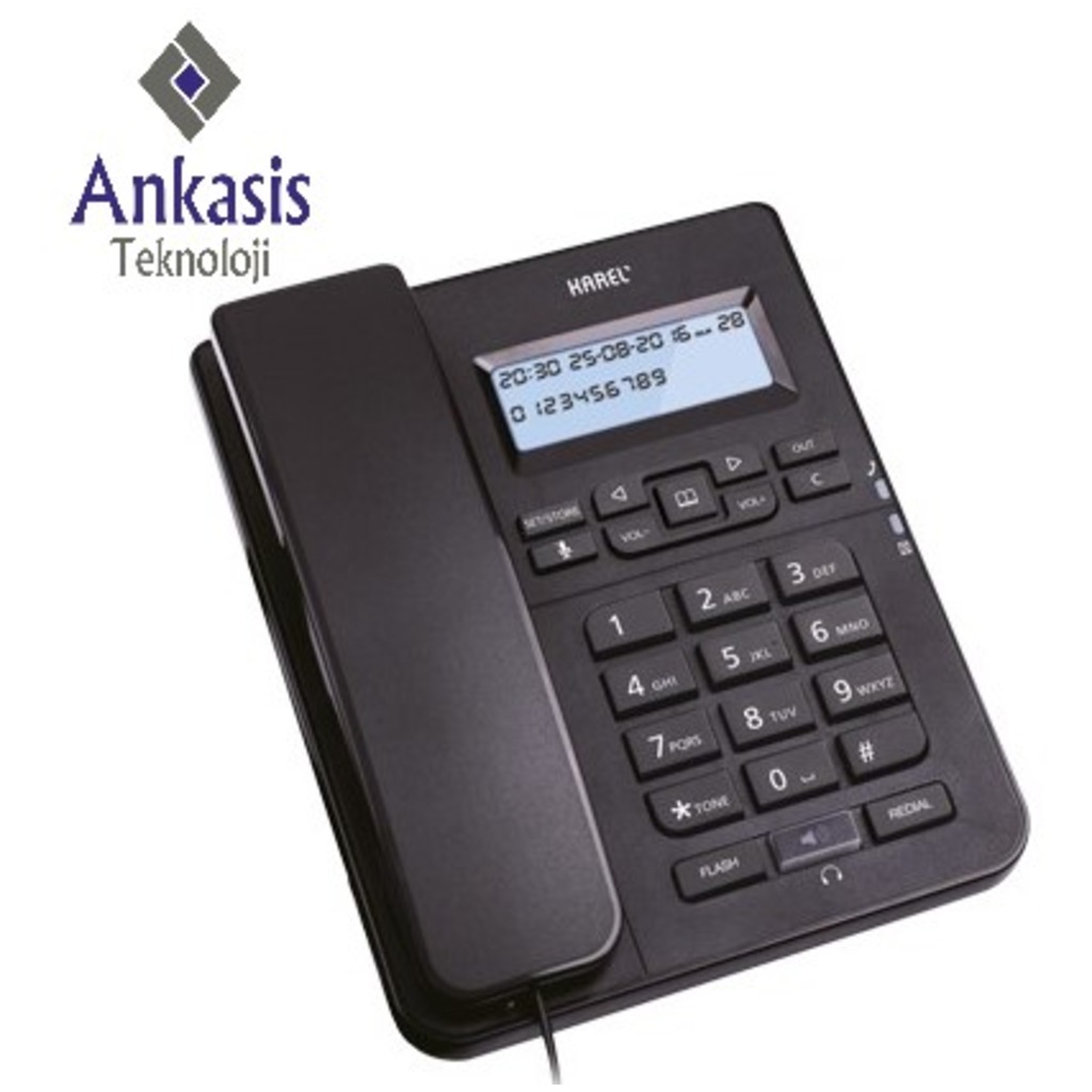 TM145 EKRANLI KAREL ANALOG TELEFON