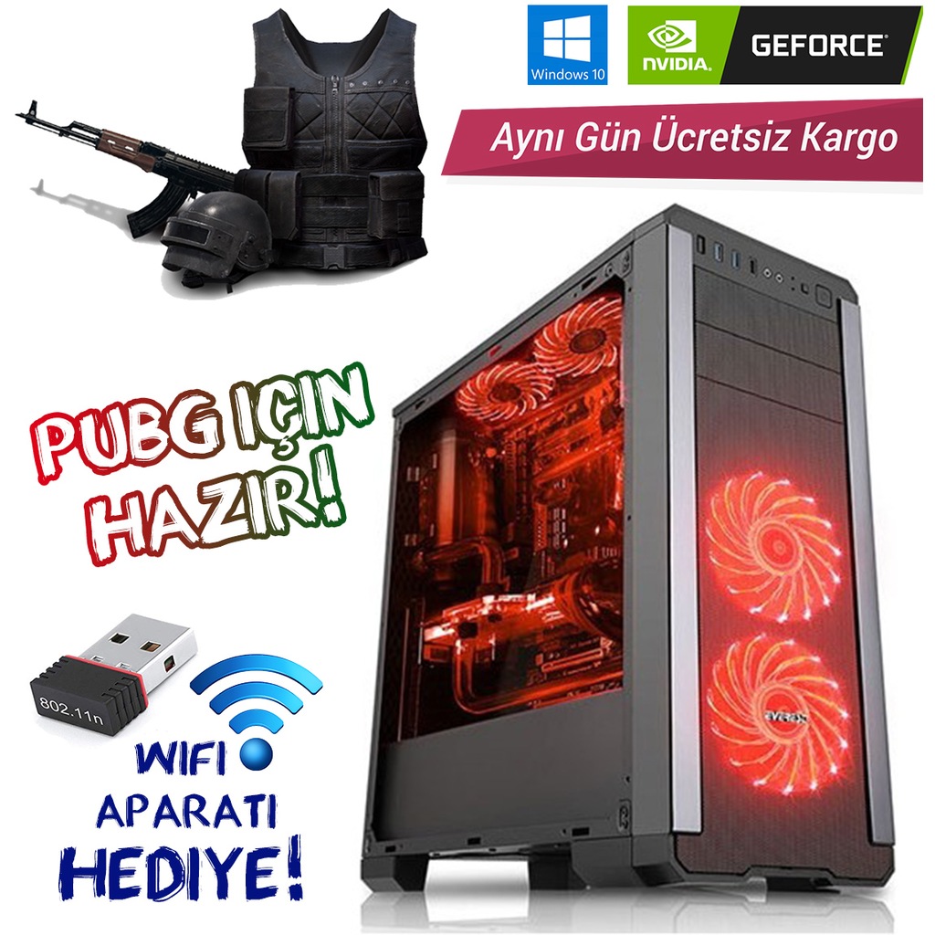 Zeiron Pulsar X260 İ5-3470 8GB 120GB 4GB Oyuncu Bilgisayarı