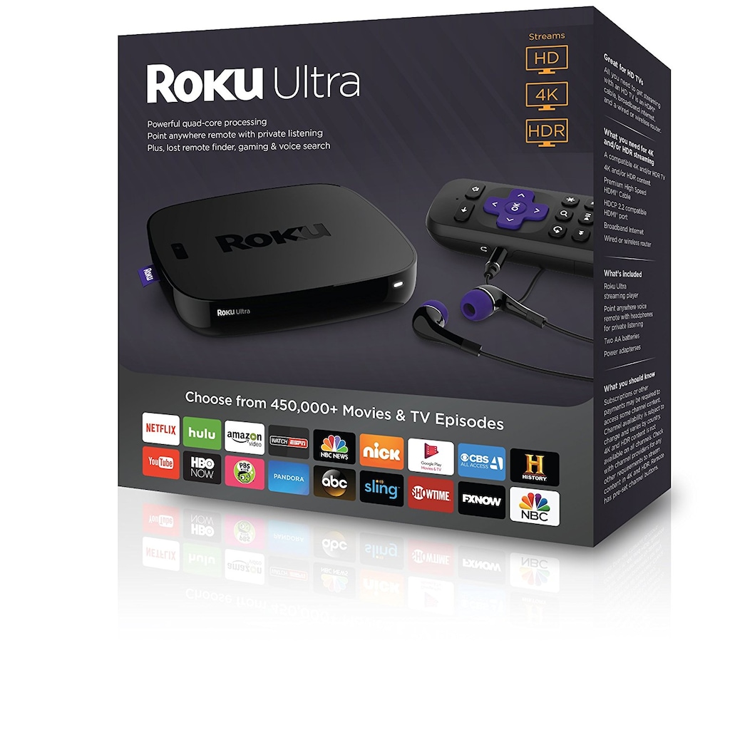 Roku Ultra - Hd And 4k Uhd Streaming Media Player - N11.com