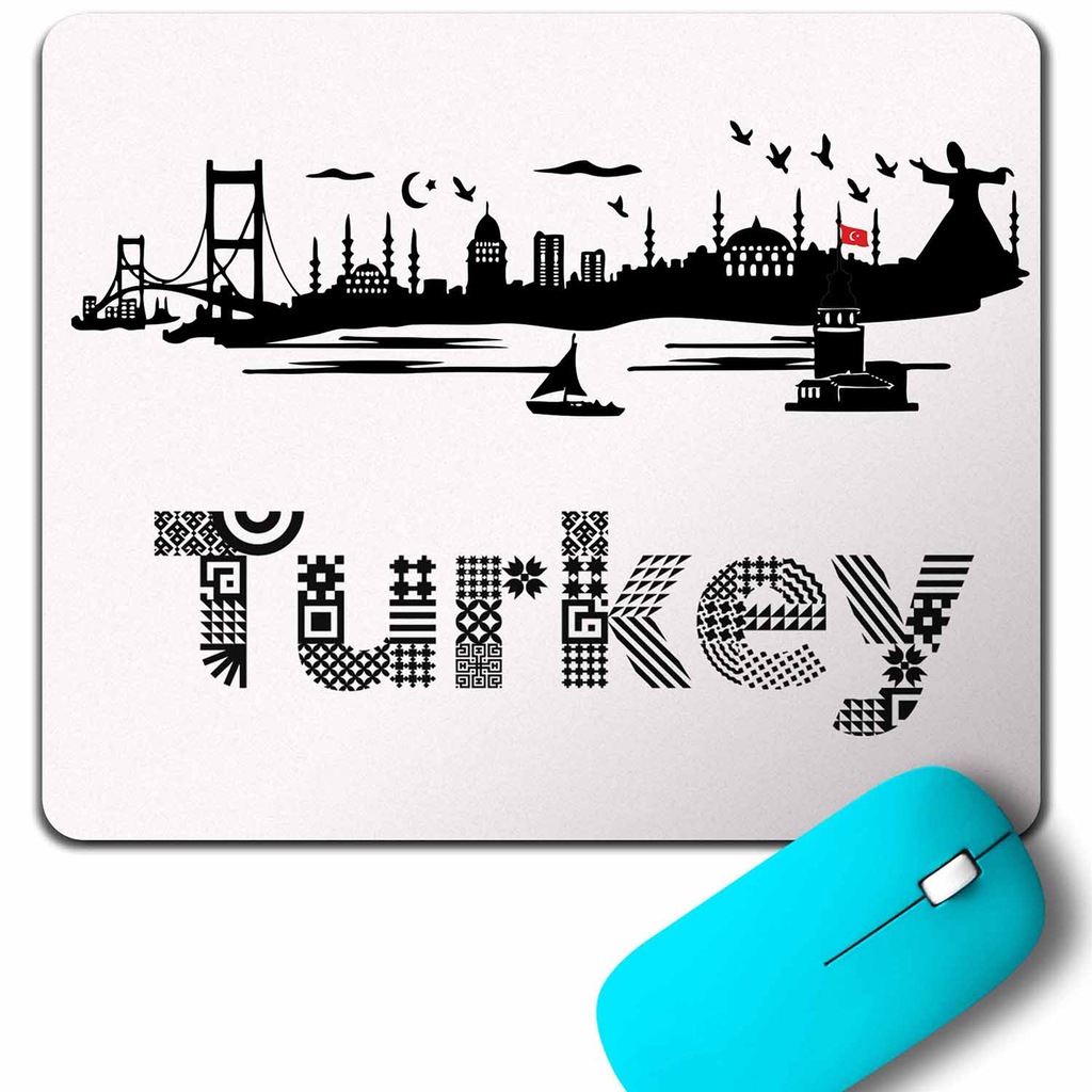 Istanbul Eminonu Kiz Kulesi Ayasofya Turkiye Turkey Mouse Pad Fiyatlari Ve Ozellikleri