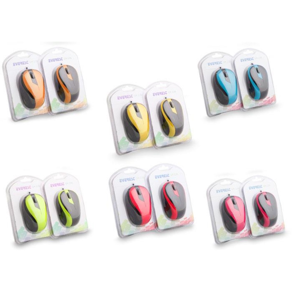 EVEREST SM-136 USB 800dpi 6 Renkli Mini Mouse