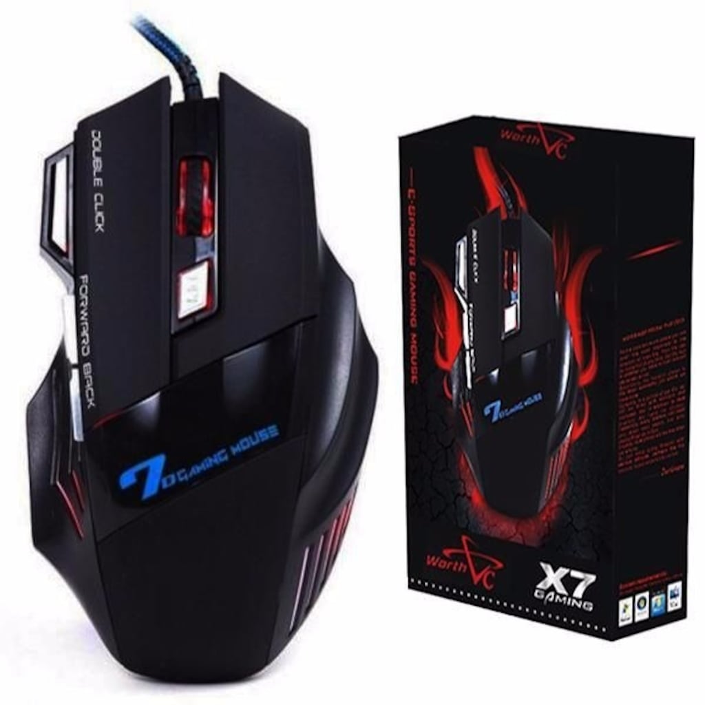 Piranha X7 Gaming Mouse 7 Tuşlu Oyuncu Mouse Fiyatları ve Özellikleri