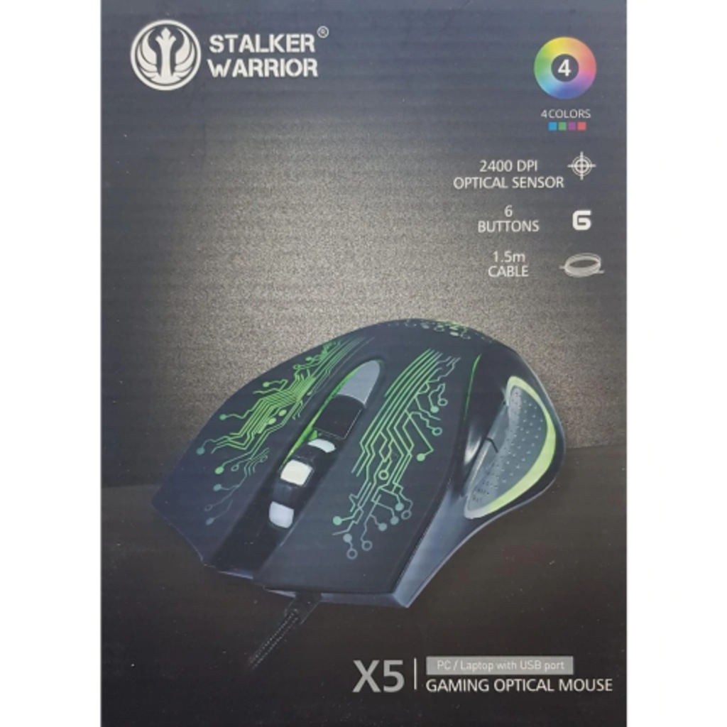 VERSATİLE X5 2400 DPI IŞIKLI OYUNCU MOUSE