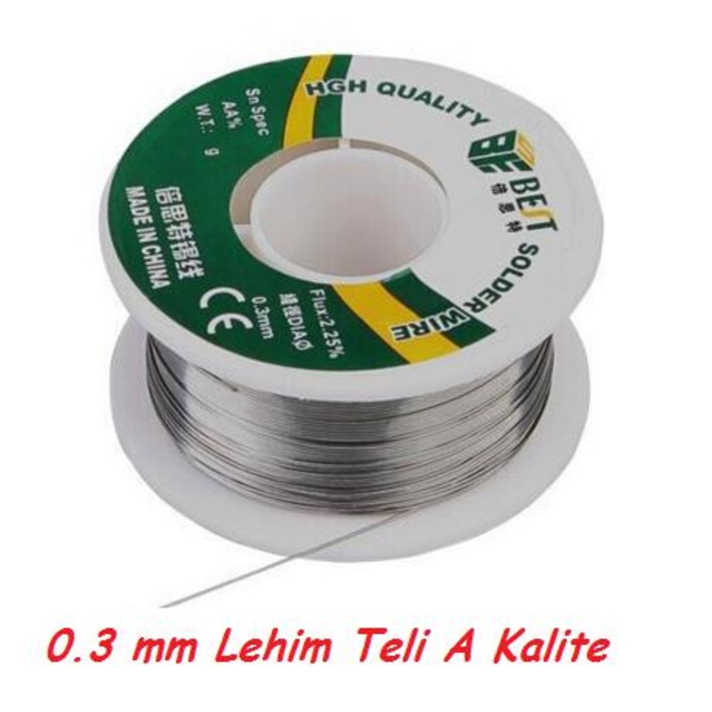 0.3 mm Lehim Teli 100 Gram Fiyatları ve Özellikleri 0.3 mm Lehim Teli 100 Gram Fiyatları ve Özellikleri