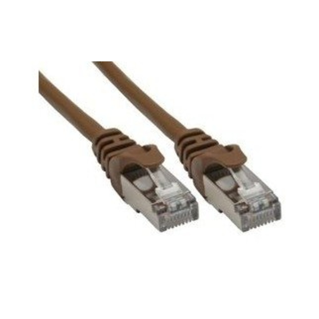 InLine S-FTP Cat.5e 10.0m networking cable 10 m Brown 72500K Kabl