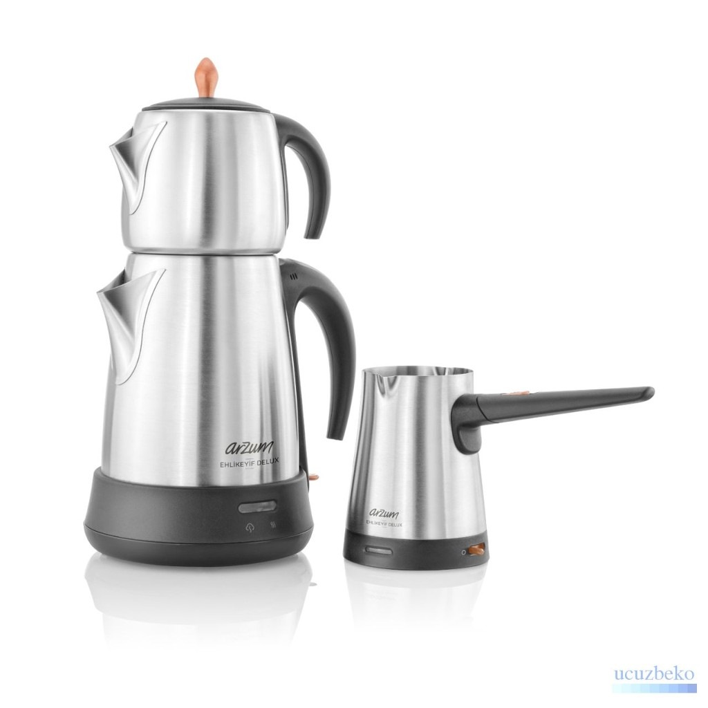 Arzum Ar3007 Ehlikeyif Delux Çay Ve Kahve Makinesi Seti Mat Inox