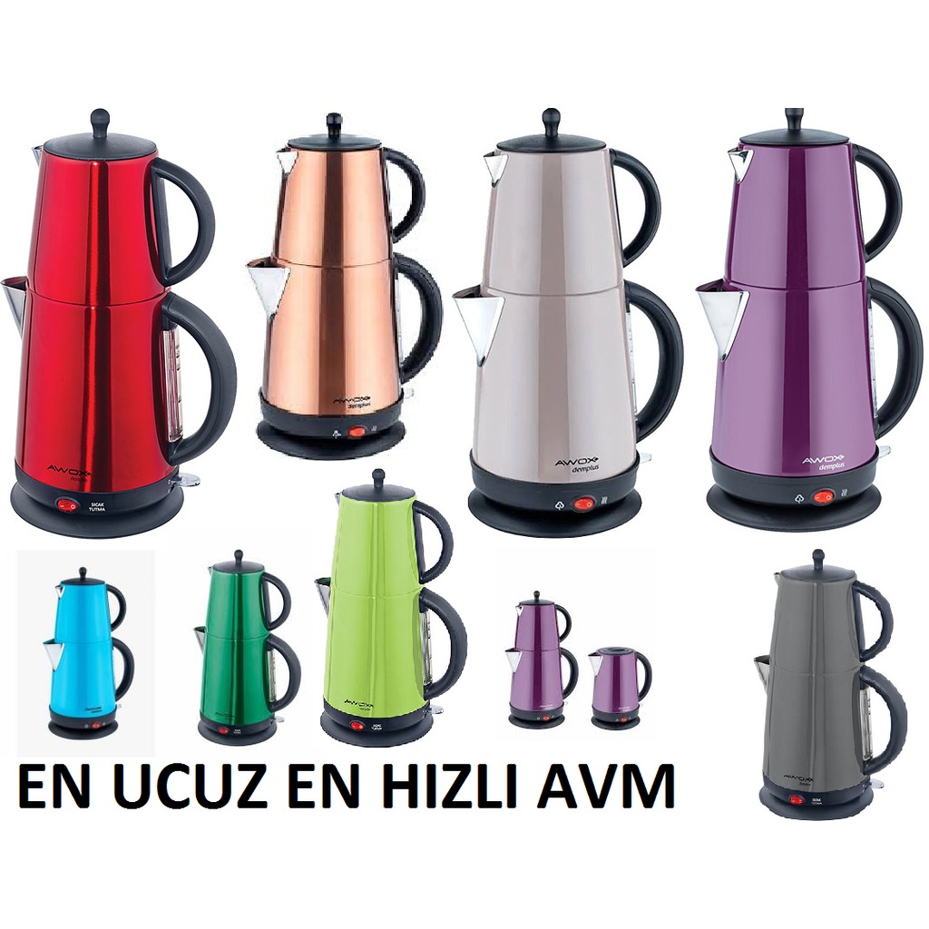 Awox Demplus çelik çaycı çay makinesi (TÜM RENKLER) Fiyatları ve