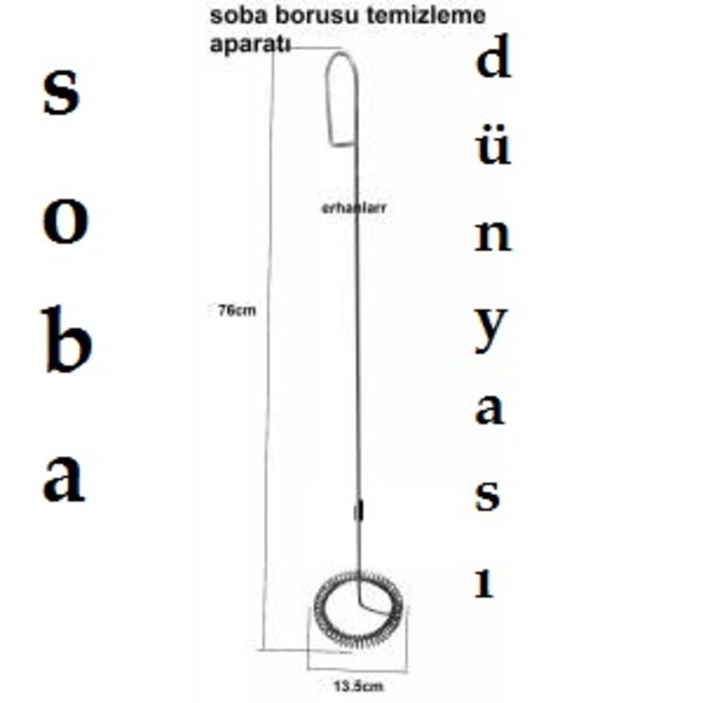 ÇELİK SOBA BORUSU TEMİZLEME TELİ BORU TEMİZLEME FIRÇASI UYUYAN