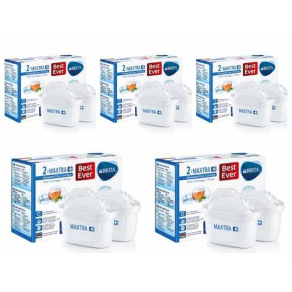 Brita 2XMaxtra Plus Su Arıtma Cihazı Filitresi 2'li TOPLAM10 ADET