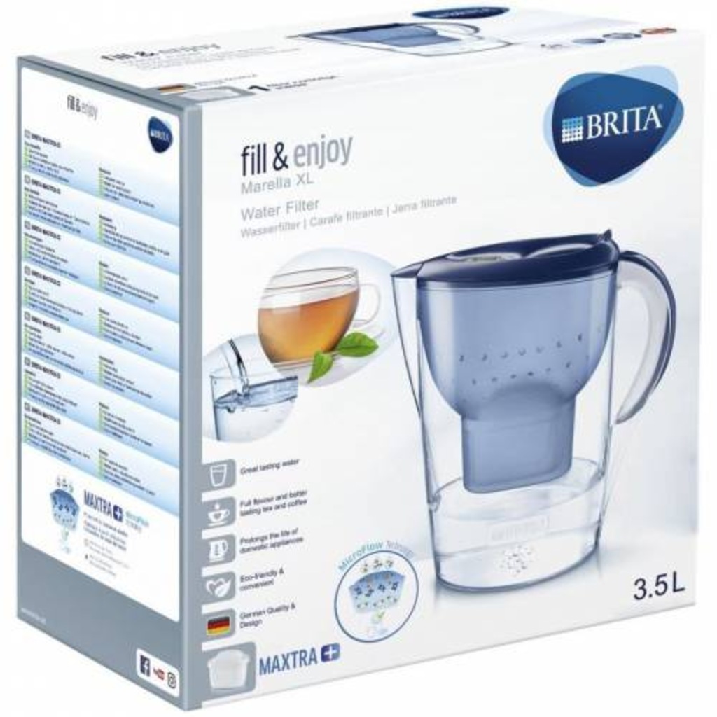 BRITA Marella XL Filtreli Su Arıtmalı Sürahi Mavi Süper Fırsat