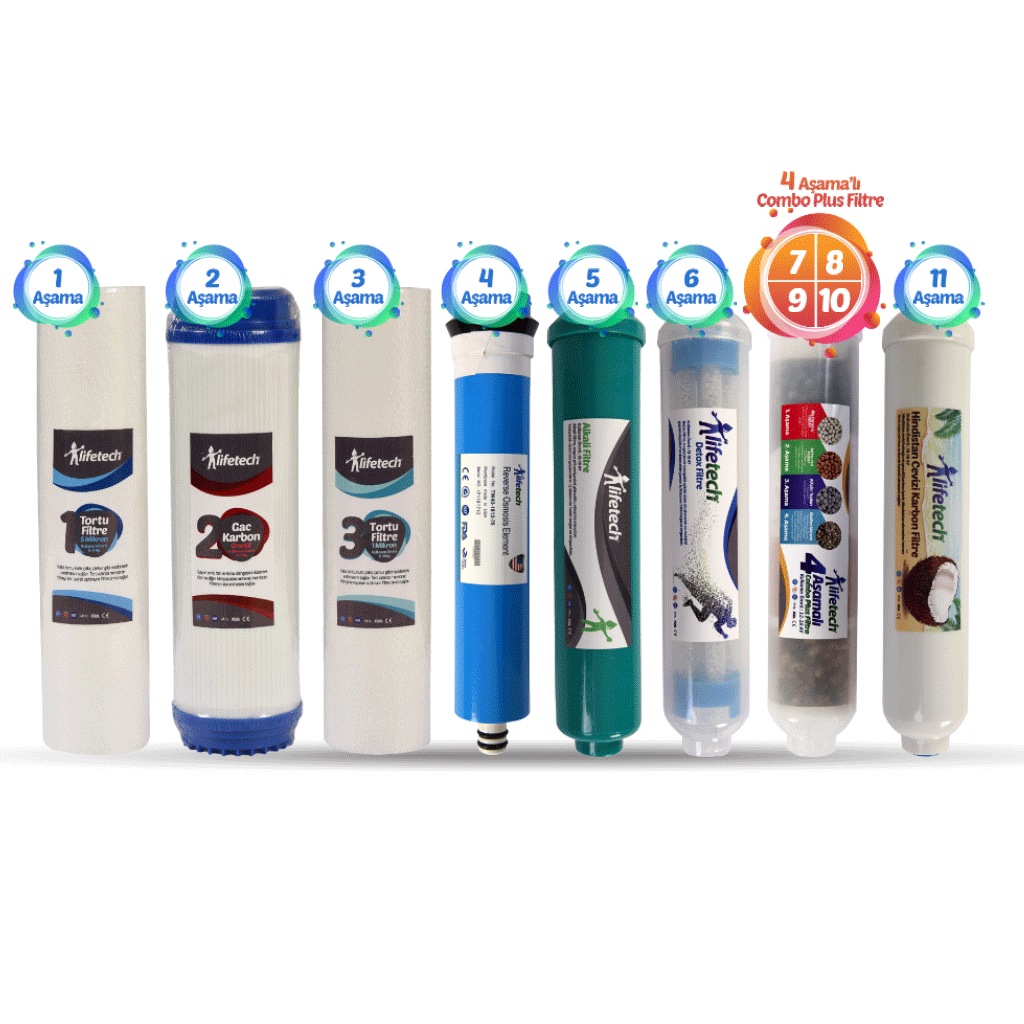 Lifetech 11 Aşama Filtre Seti