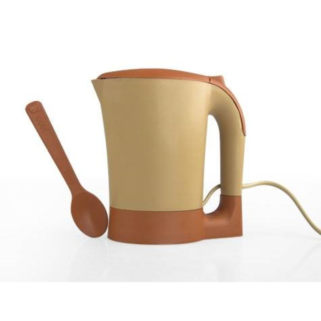 Plastik Kaşıklı Çay Kahve Makinesi Elektirkli Su Isıtıcısı Kettle
