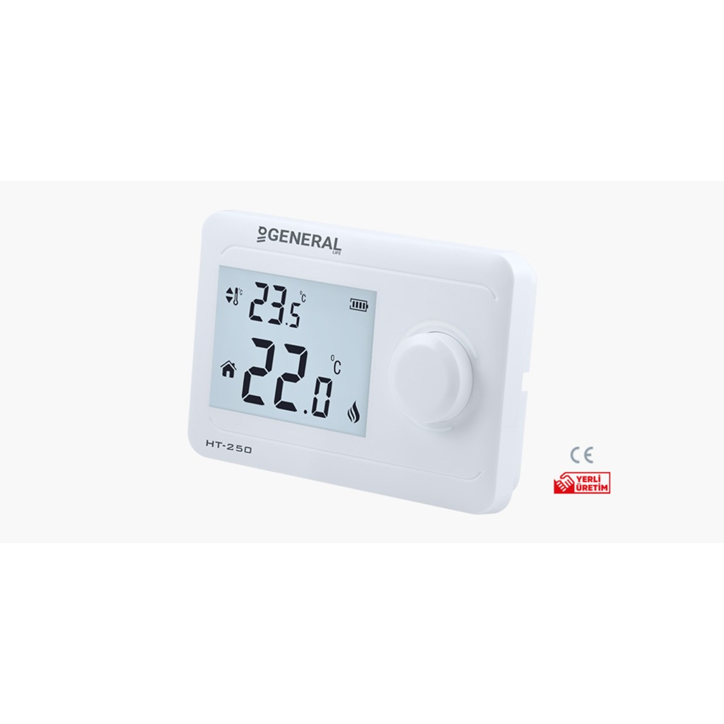 General Dijital Kablolu Oda Termostatı HT-250
