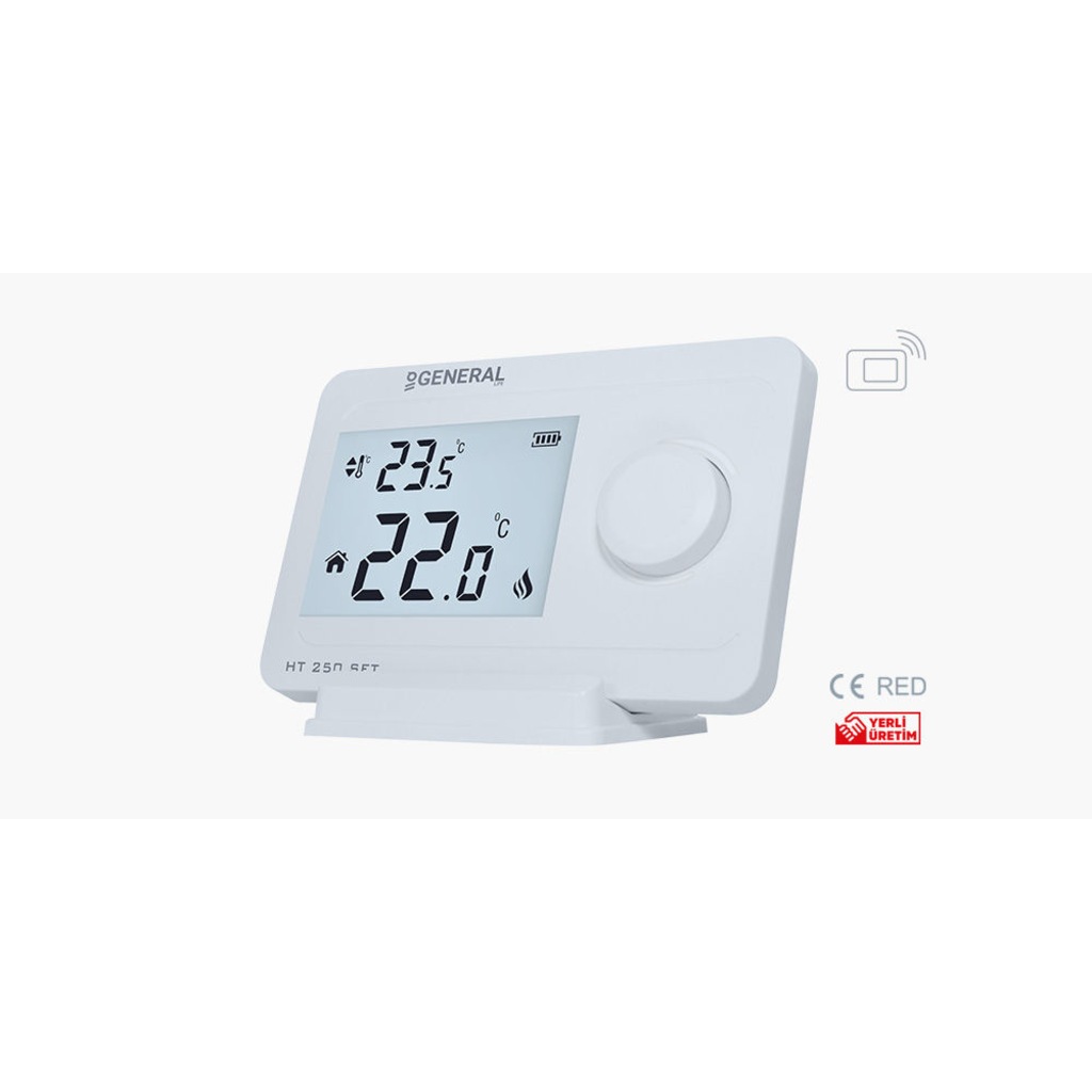 General Kablosuz Dijital Oda Termostatı HT-250 SET