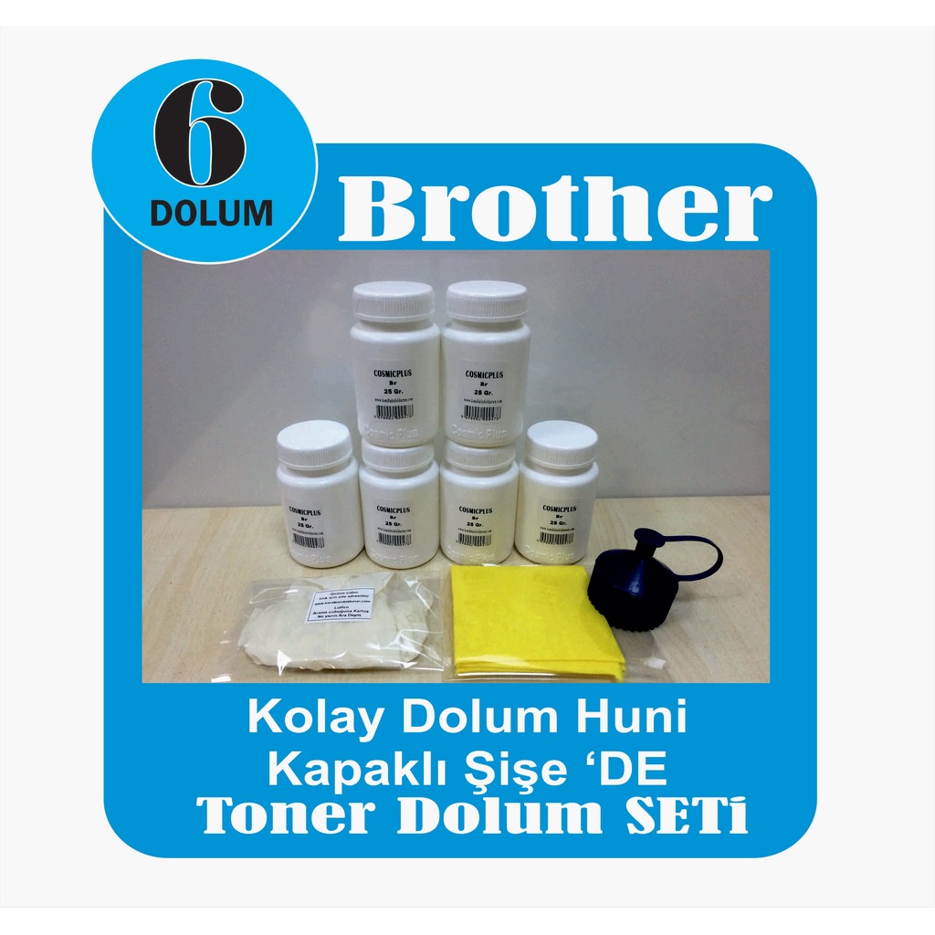 Brother toner HL-1211W Tozu DOLUM SETİ