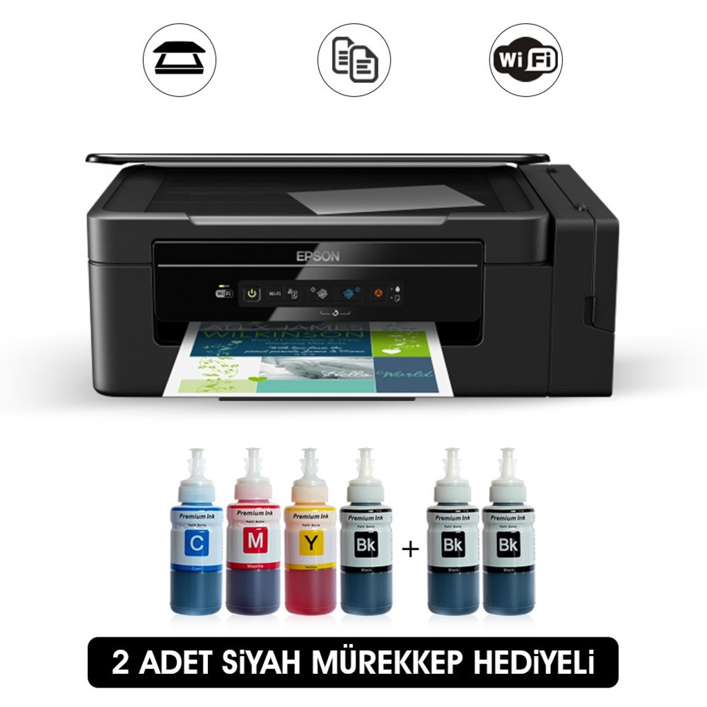 Epson Ecotank Its L3050 Photoink Mürekkepli Yazıcı 4 Renk Bitmeye 6217