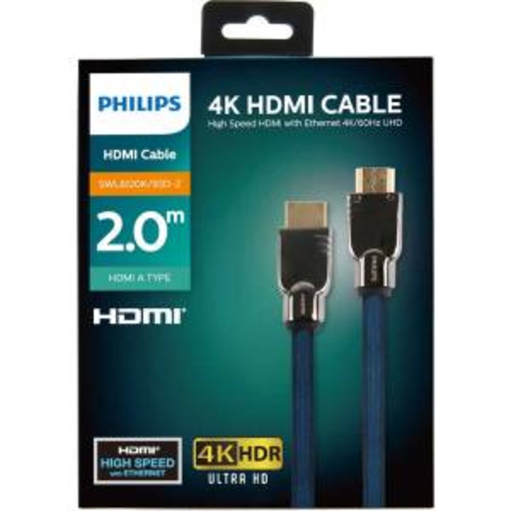 Philips SWL6116C/93 4K Destekli 2.0 60hz Saf Bakır 2metre HDMI