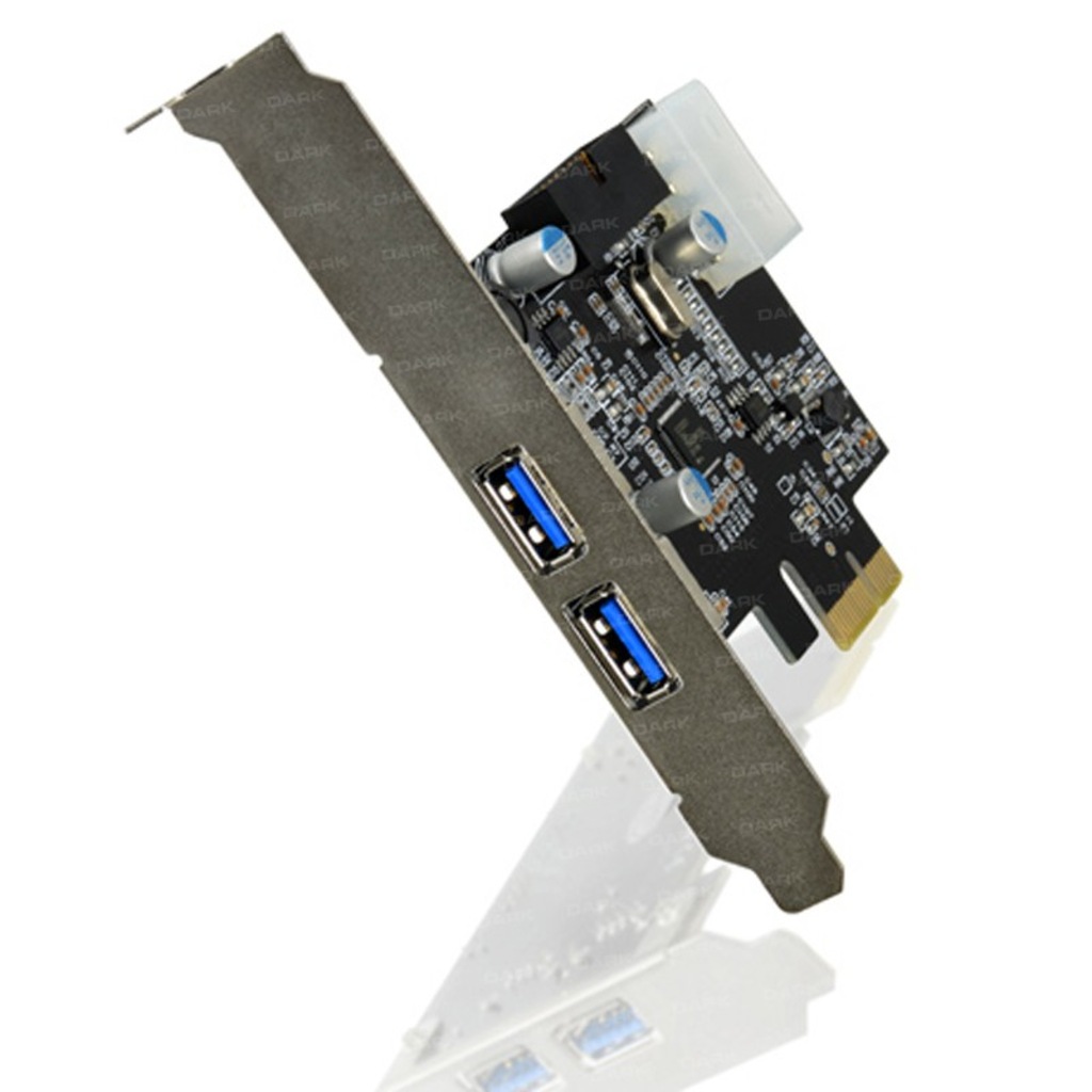 Dark U3P21 2xHarici ve 1x19 Pin USB 3.0 Portlu PCI Exp x1 Kart