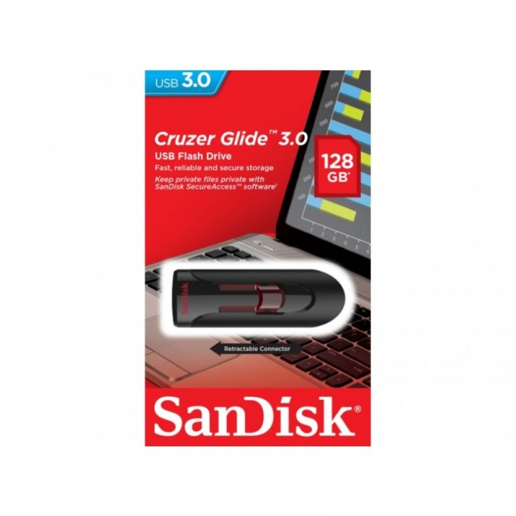 SanDisk Cruzer Glide 128GB USB 3.0 USB Bellek SDCZ600-128G-G35