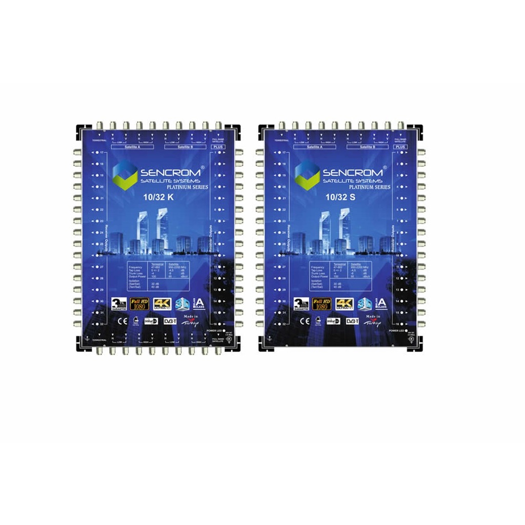Sencrom Platinium DMS 10/32 K Kaskatlı Multiswitch Santral