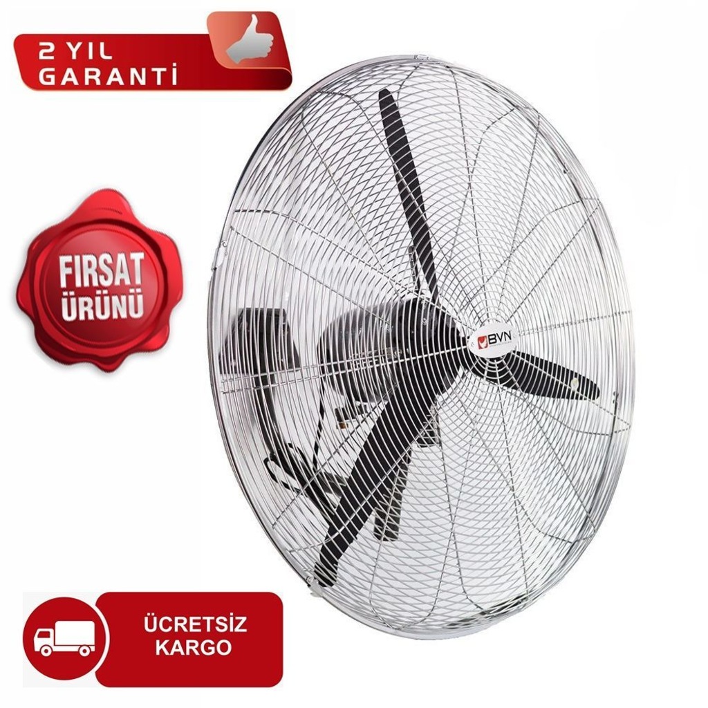 BSV D 600 BAHÇIVAN SANAYİ TİPİ DUVAR VANTİLATÖRÜ 60 CM Fiyatları ve