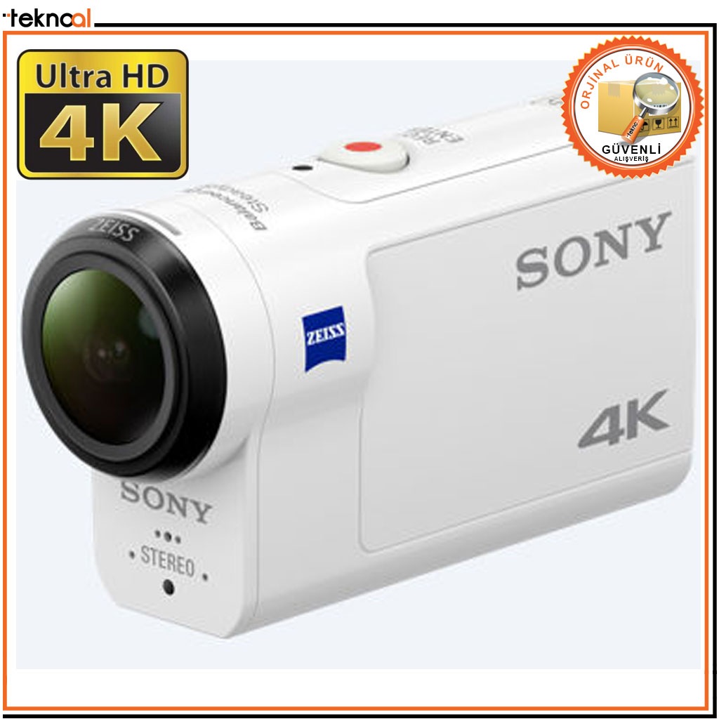 Sony Fdrx3000r Wifi Ve Gps Özellikli 4k Action Cam + Kumanda