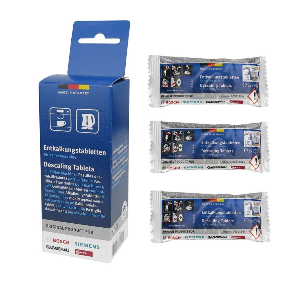 Kahve Espresso Makineleri İçin Kireç Çözücü 6 Tablet
