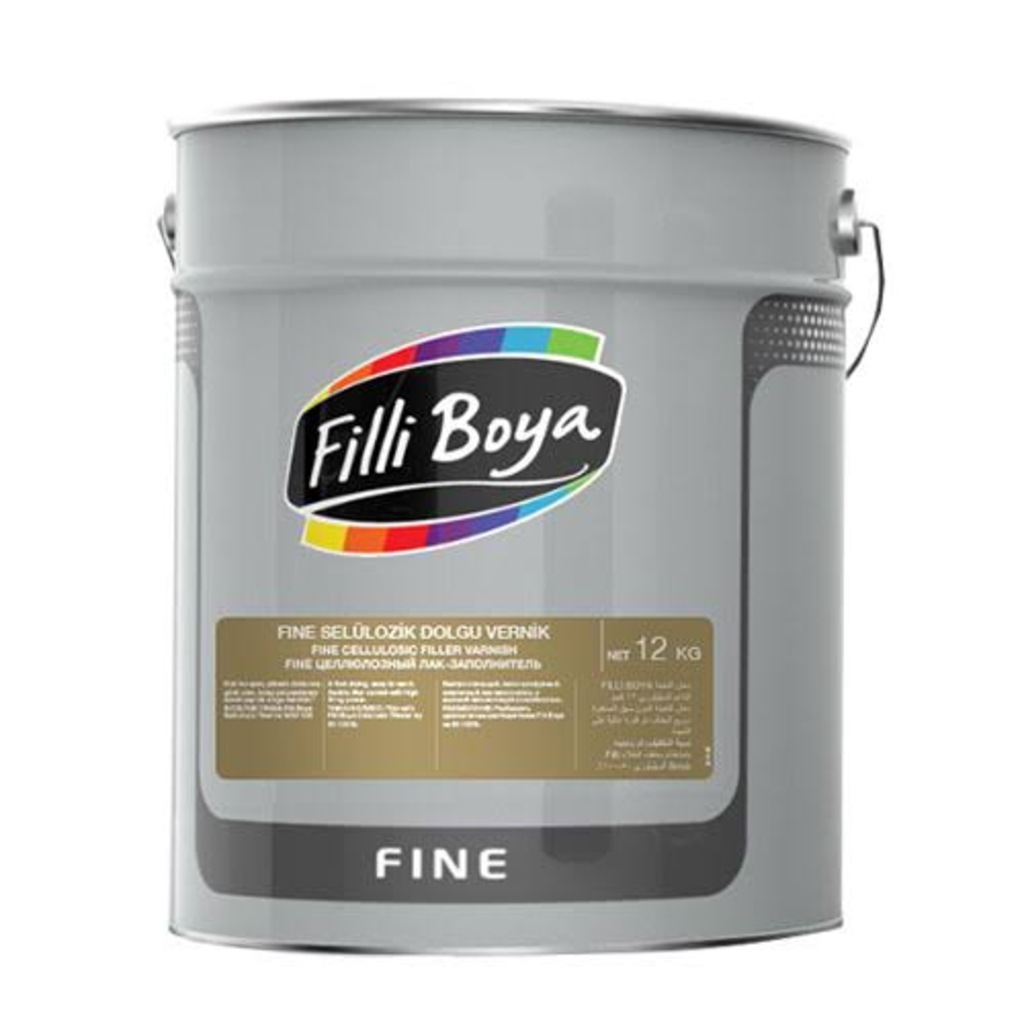 Filli Boya Fine Selülozik Dolgu Verniği 2.5 Kg Fiyatları ve Özellikleri