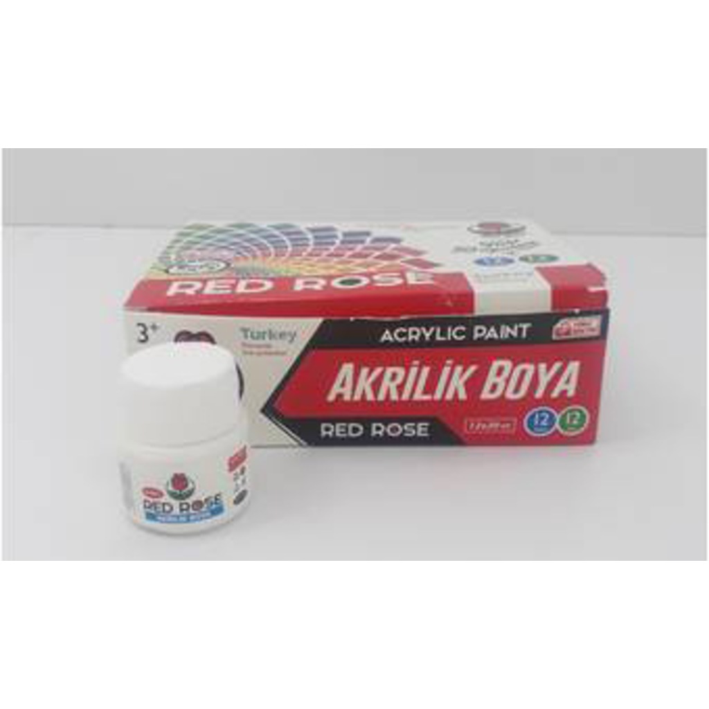 Red Rose 6 Renk Akrilk Boya