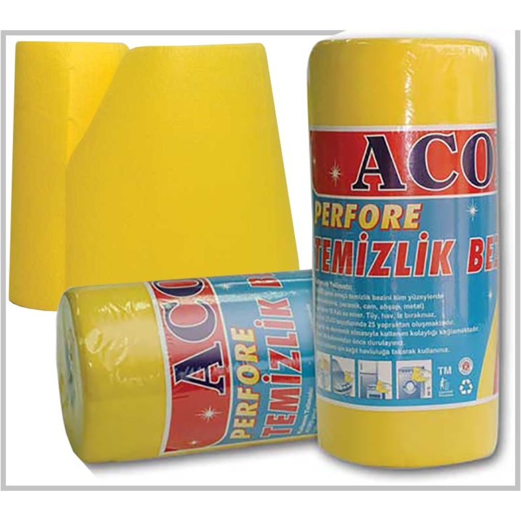 ACORD SARI PERFORE RULO TEMİZLİK BEZİ Fiyatları ve Özellikleri