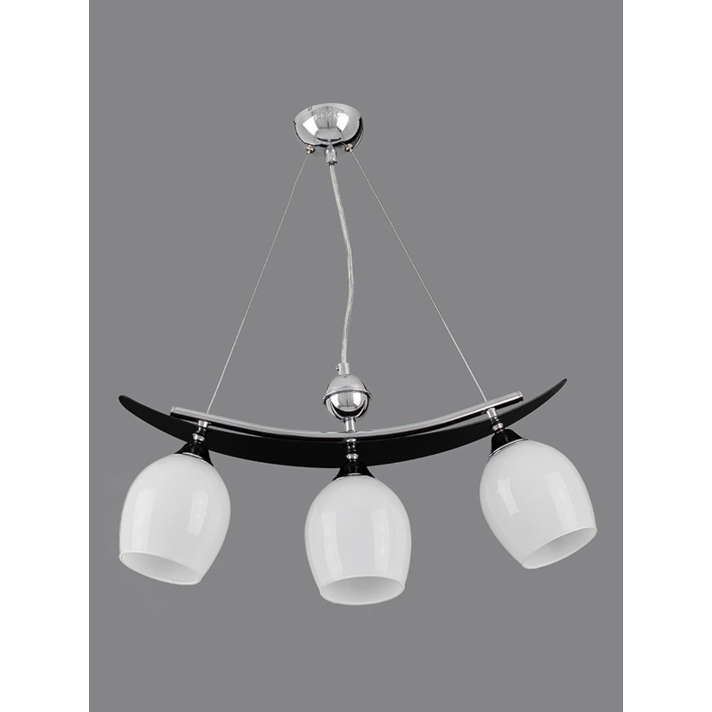 Sedef 3'lü Avize 6060-3BLK - Siyah