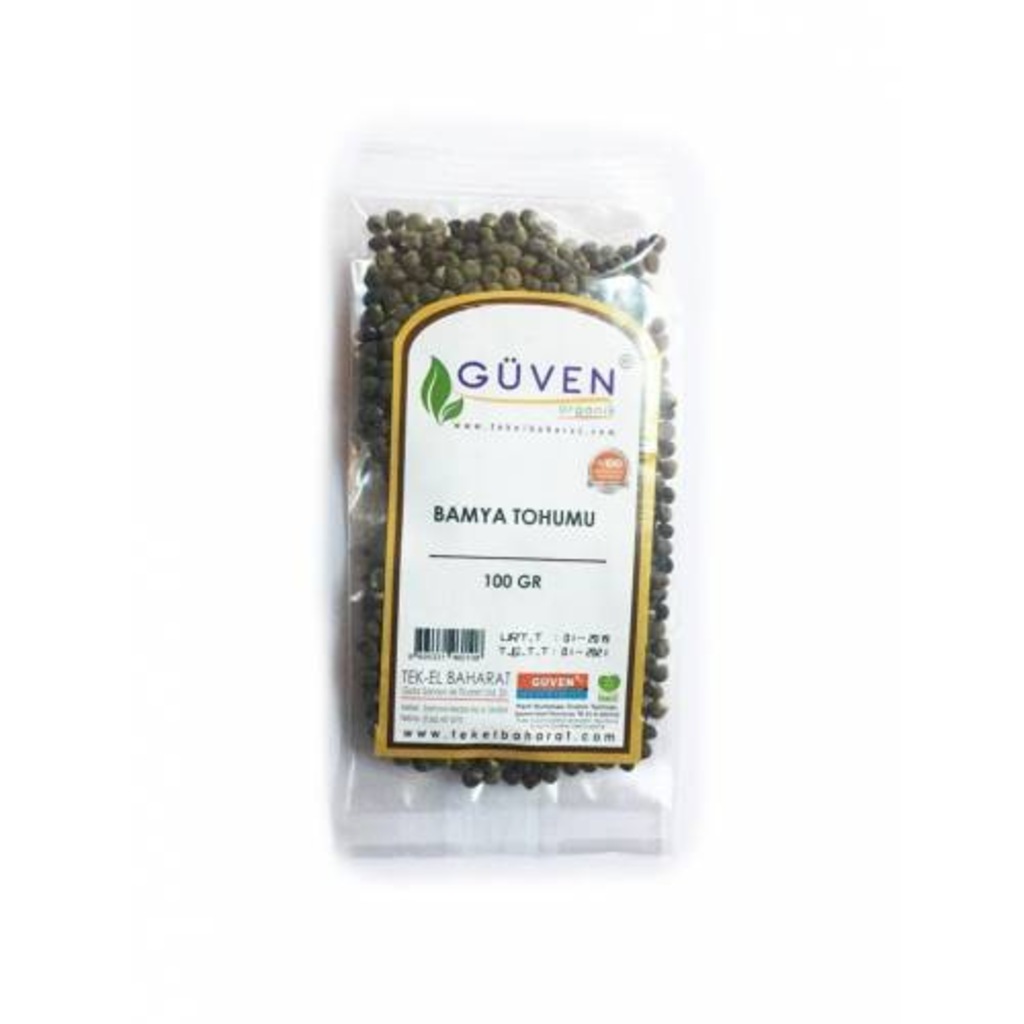 Organik Bamya Tohumu 100 Gr Kargo Bedava