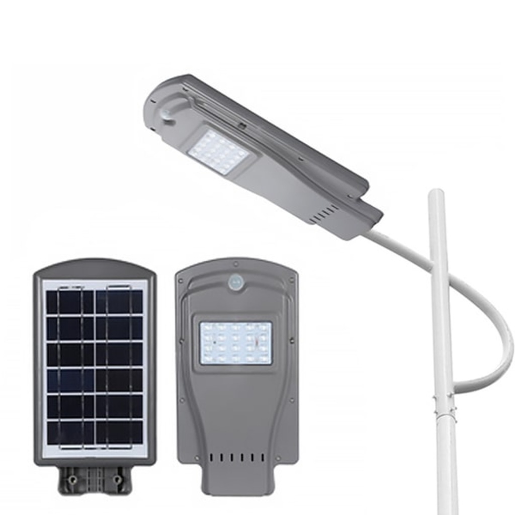 Güneş Enerjili Sokak Bahçe Lambası Ledli Aydınlatma Armatürü 20w