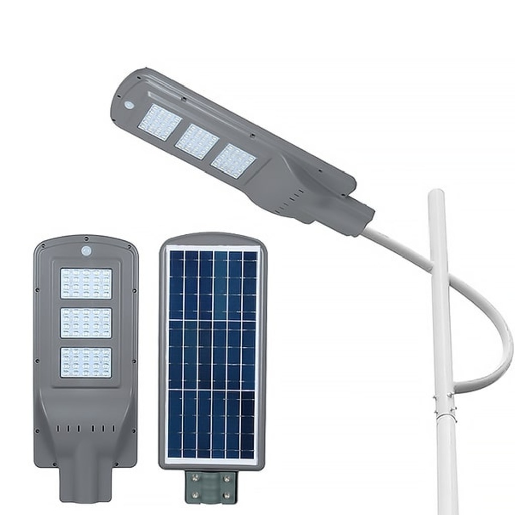 Güneş Enerjili Sokak Bahçe Lambası Ledli Aydınlatma Armatürü 60w