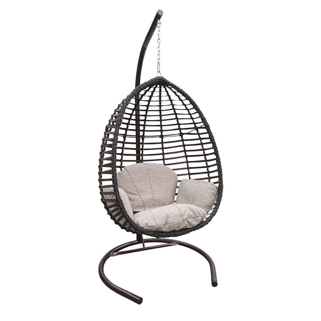 Minderli Rattan Salıncak, Bahçe Salıncağı, Balkon Salıncağı,