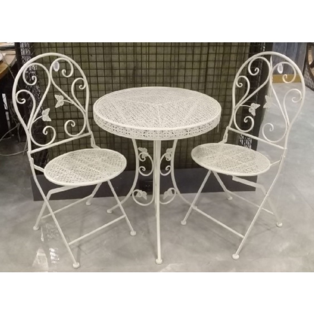 Beyler Collection Ferforje Dekoratif Masa Sandalye Takımı
