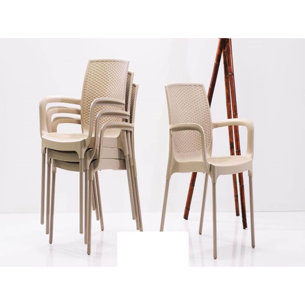Novussi Sunset Rattan Sandalye Bahçe Balkon Koltuk