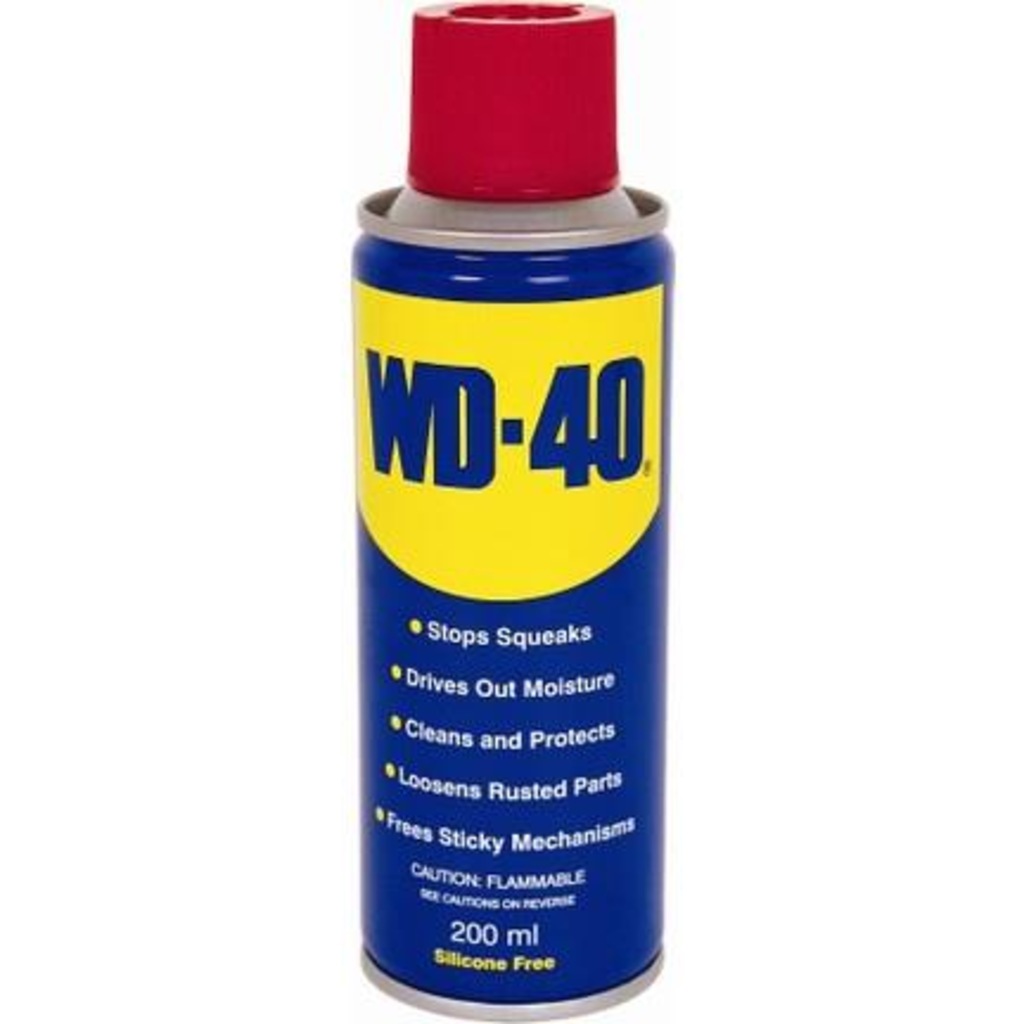 Wd 40 Çok Amaçlı Pas Sökücü Yağlayıcı Sprey 200 Ml (silah Makine)