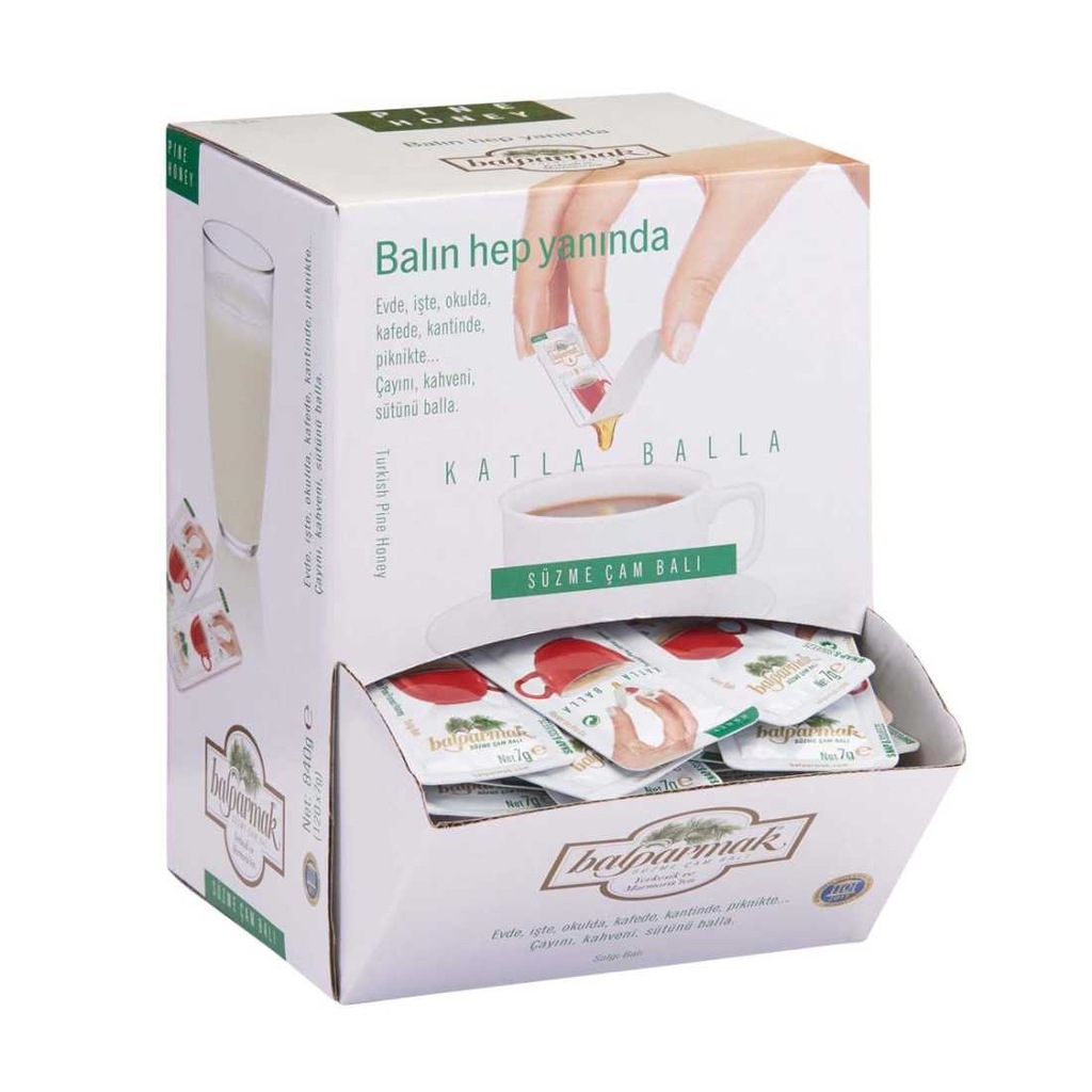 Balparmak Katla Balla Süzme Çam Balı 7 g x 120′li