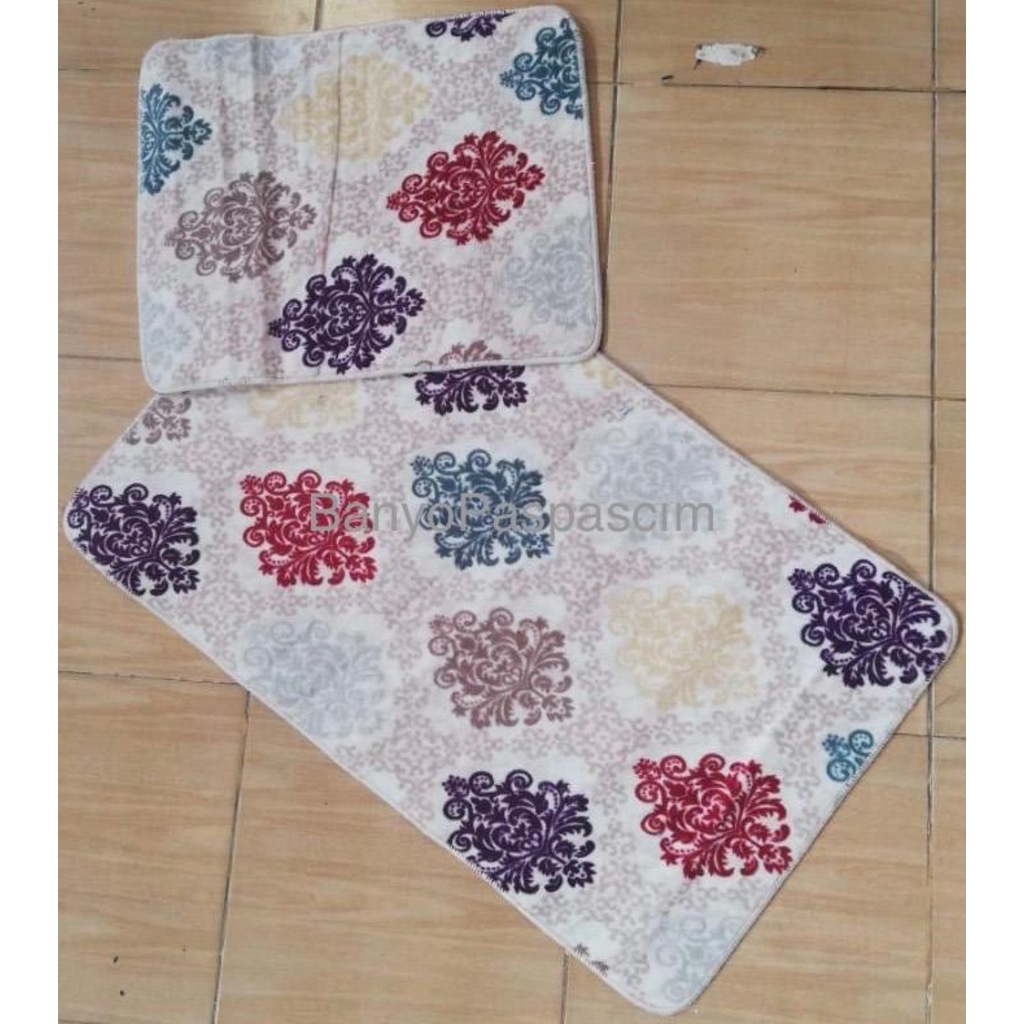 Kaymaz Taban Yumuşak Banyo Paspası 2 parça