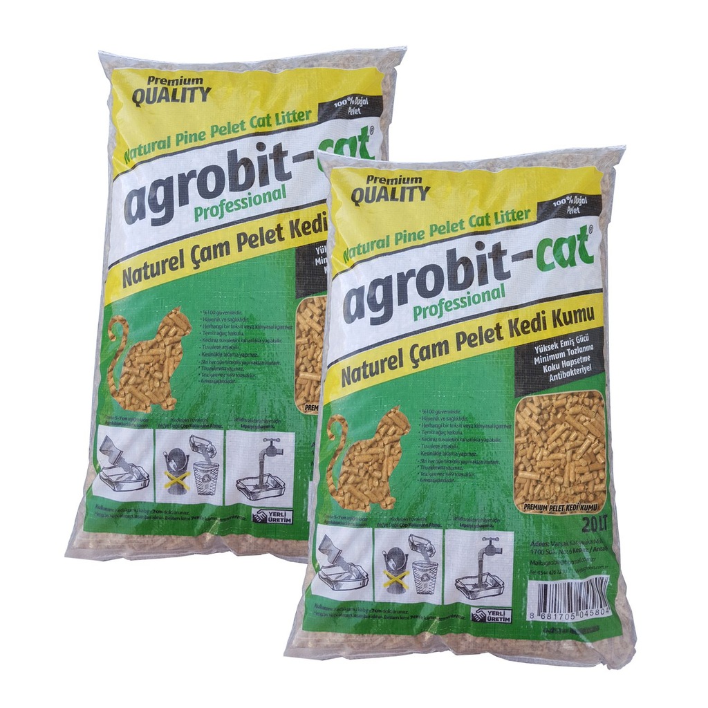 Agrobit Cat Kedi Kumu Çam Pelet i Çv 2x20 lt 660108 Fiyatları ve