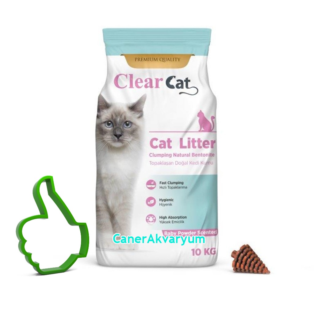 Clear Cat Lavanta Parfümlü İnce Kedi Kumu 10 Lt Fiyatları ve Özellikleri