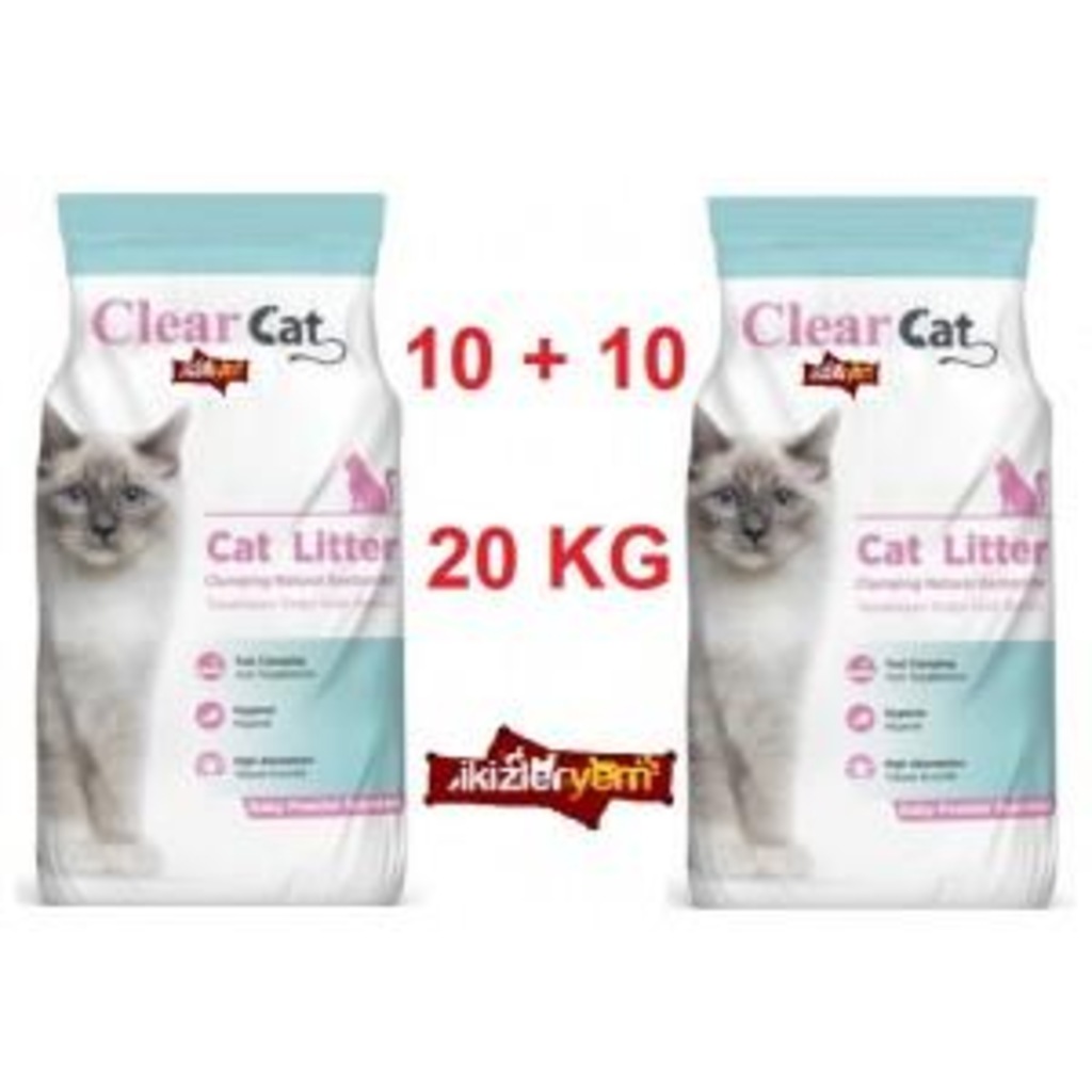 Clear Cat Parfümlü Kedi Kumu 10 + 10 Kg Fiyatları ve Özellikleri
