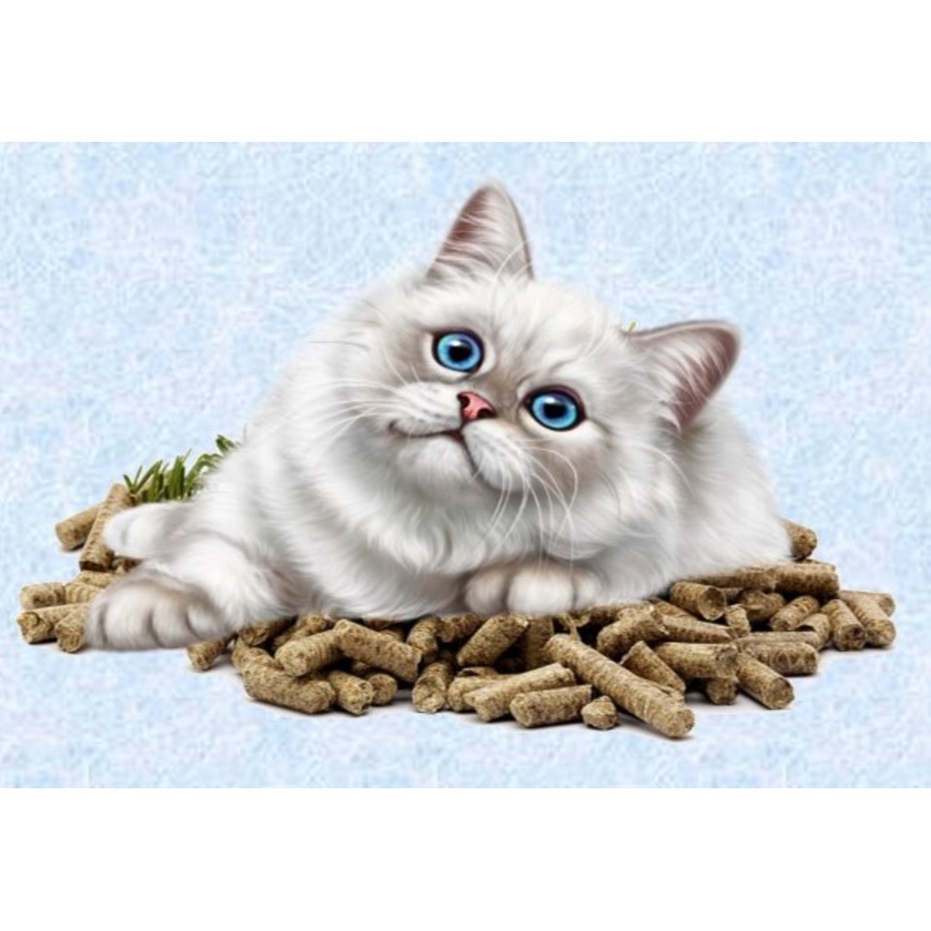 Happy Pet Kedi Kumu 5 Kg. 7,5 Litre Doğal Çam ve Kayın Pelet (PET