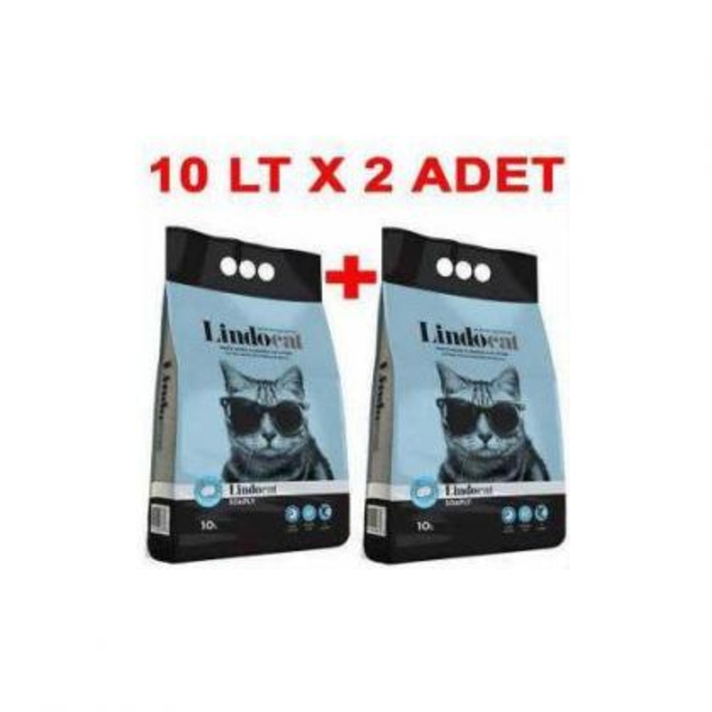 Lindo Cat Sabun Kokulu İnce Taneli Kedi Kumu 10 Lt * 2 Adet