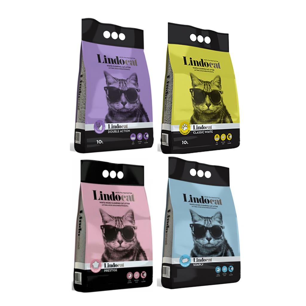 Lindocat Topaklaşan Kedi Kumu 10 Lt X 2 Adet