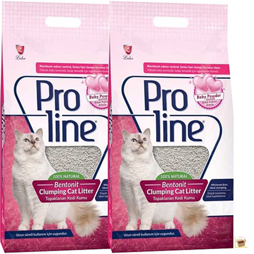 Proline Kedi Kumu Bebek Pudrası Kokulu 10 Lt* 2 AdKOLİLİ Fiyatları ve