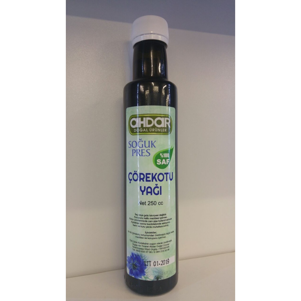 Ahdar Çörekotu Yağı 250 ML