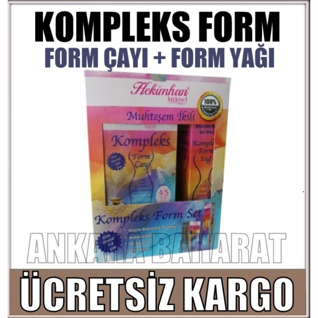 Kompleks Form Set - HEKİMHAN - Form Yağı Form Çayı
