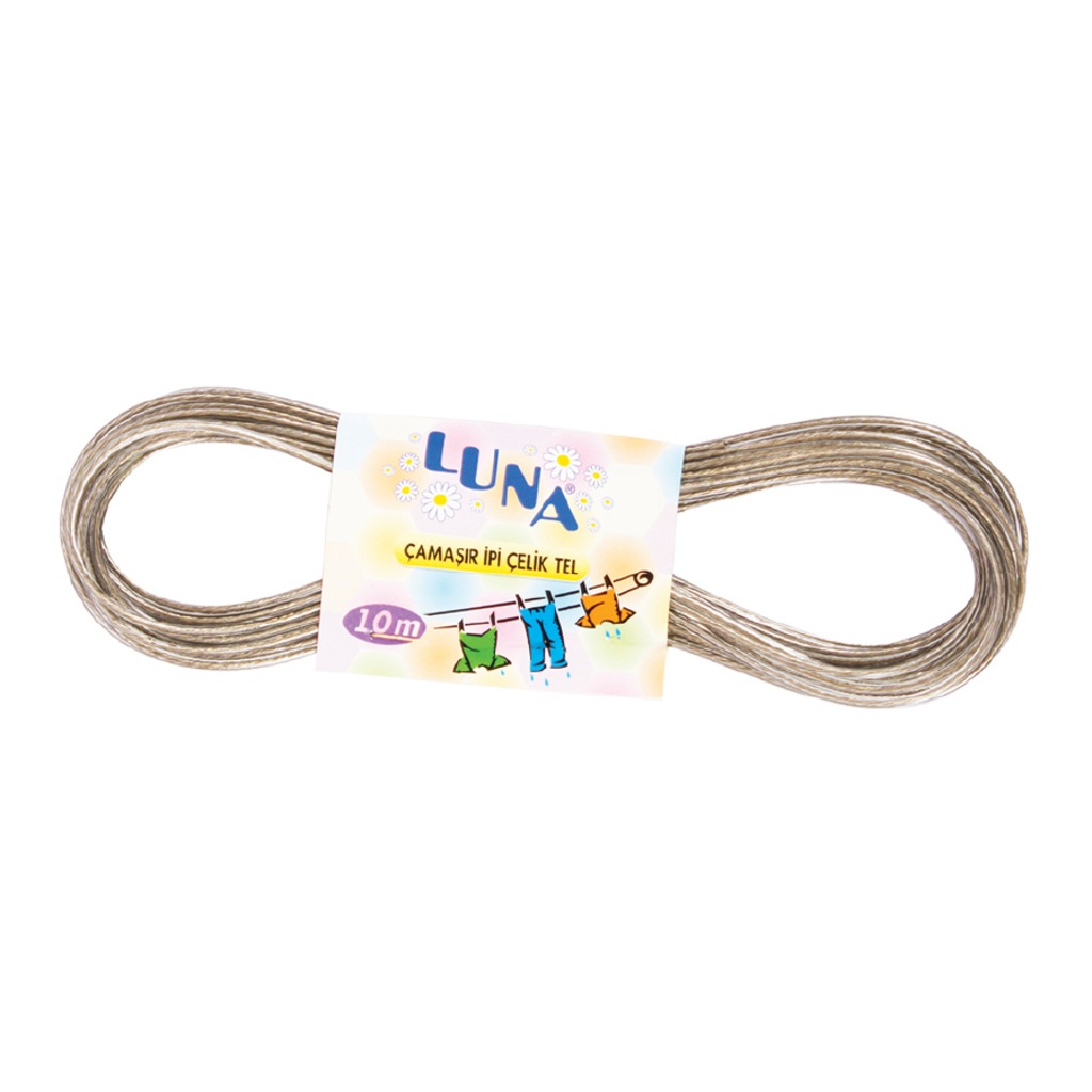 LUNA Çamaşır İpi Çelik Tel 10 M
